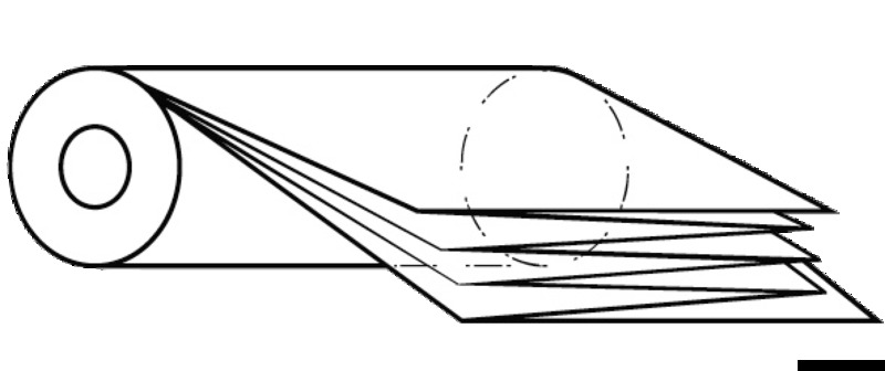 Shrink film PE white UV 0,20 x 1400 mult.bend L=50