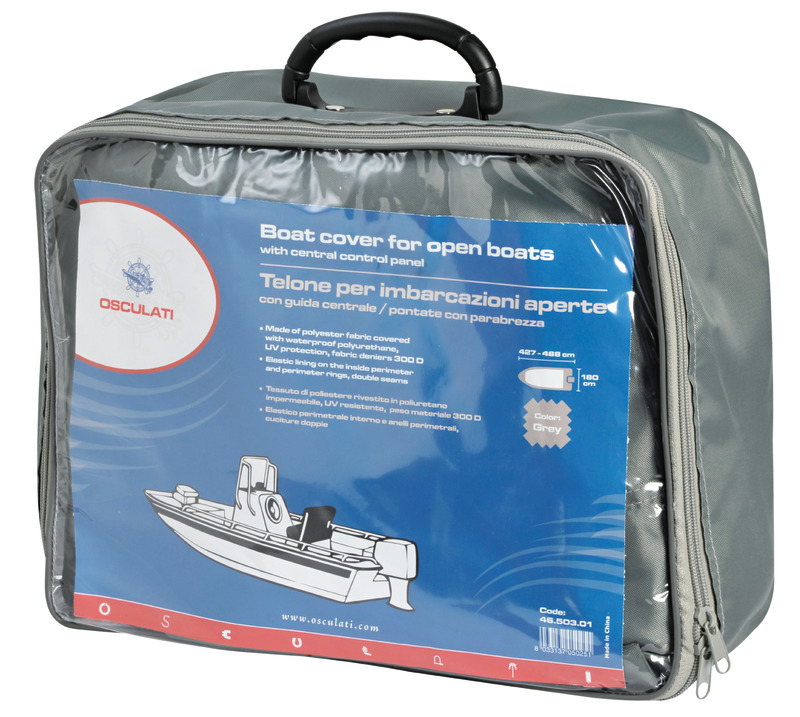 Tarpaulin universal 427/488 x 180 cm grey 300D