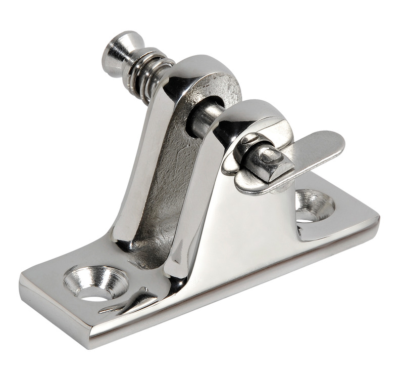 Bent fork joint w/removable pin AISI316 Ø 20-25 mm