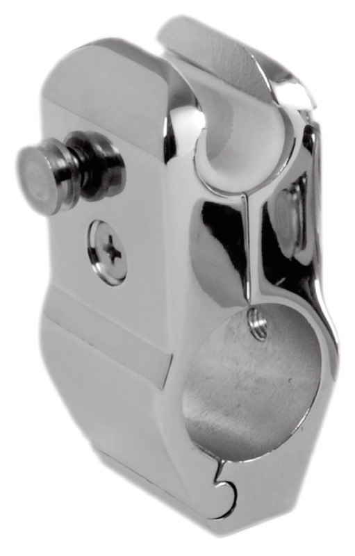 Openable base AISI316 for 25-mm pipe mounting