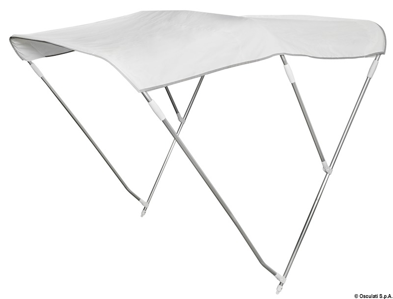3-arc bimini high Ø 22 mm 170/180 cm white