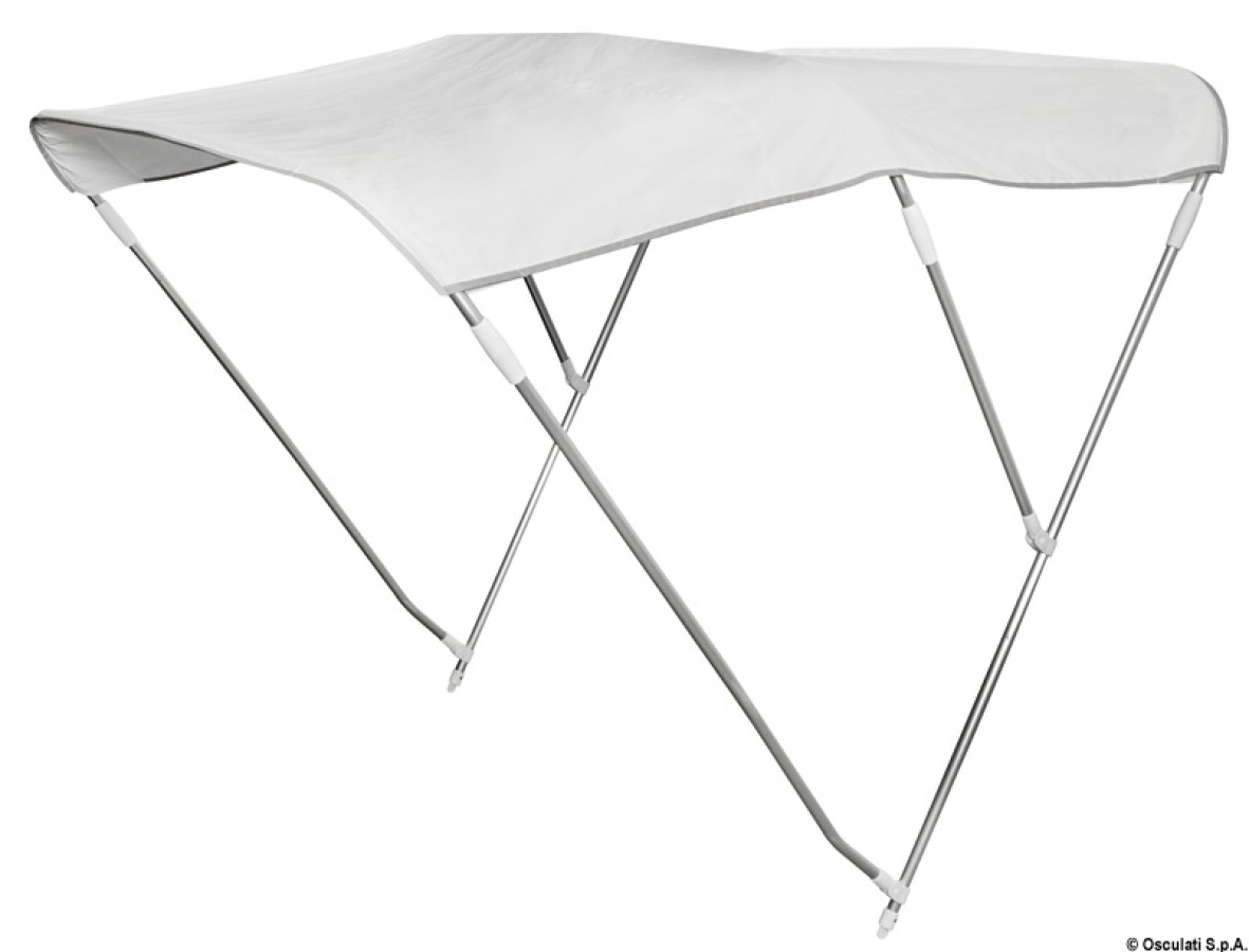 3-arc Bimini high Ø22mm 220/230cm white