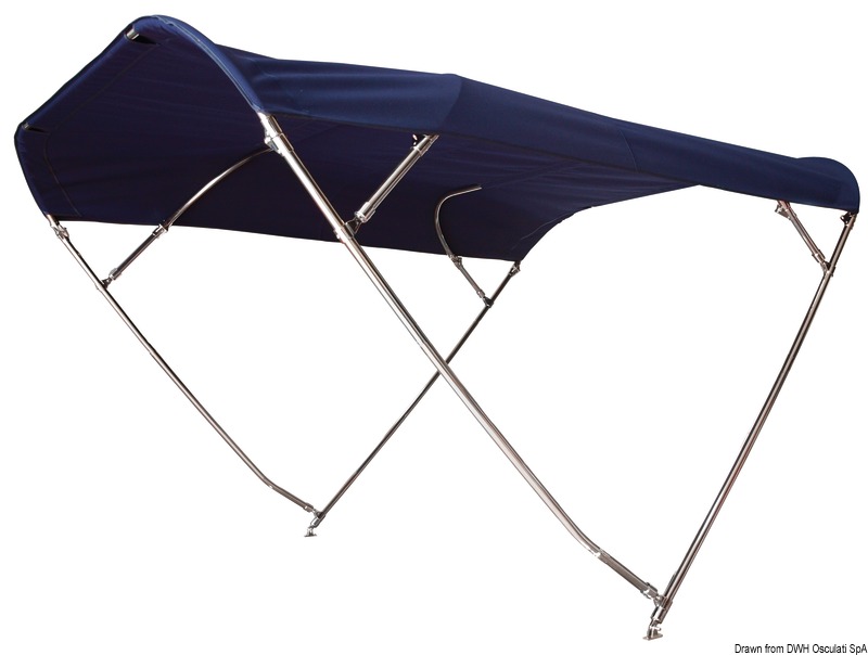 Shade Master Inox Depth foldable bimini 235/250 cm