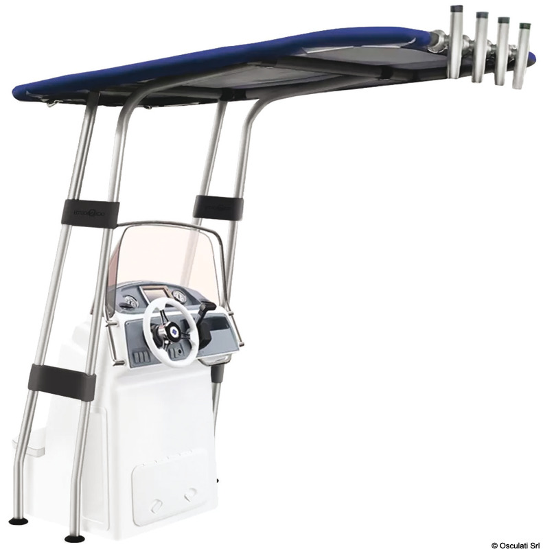 Professional T-Top 2000x1400 white / blue fabric