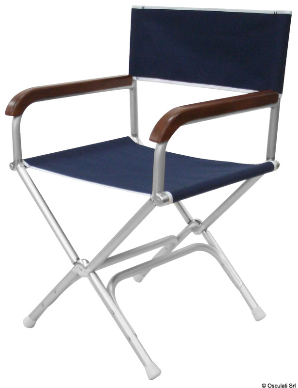 Director folding chair navy blue