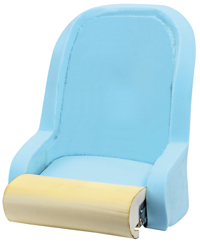 Padded seat w/H51 flip up to be coated