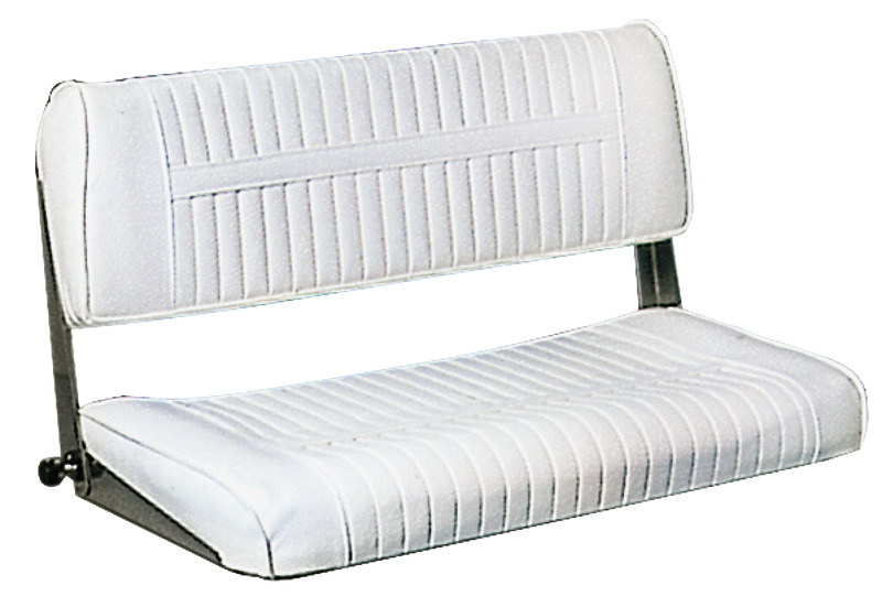 Two-place seat w/foldable backrest 90x40 cm