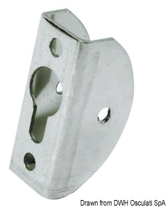 U plate for tube Ø 25 mm