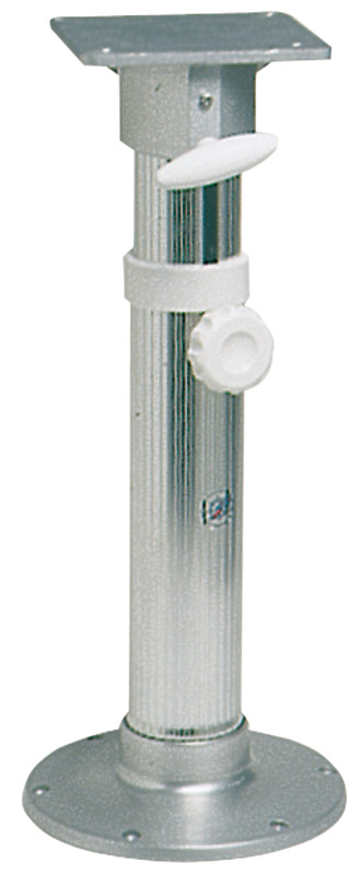 Swivel pedestal telescopic polished 45-62 cm