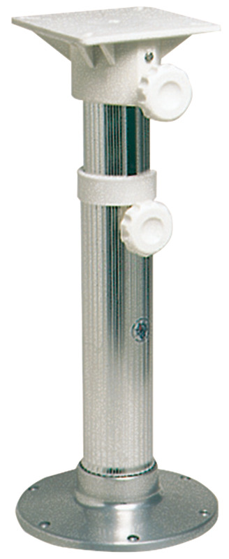 Swivel pedestal nylon telescopic polished 45-62 cm