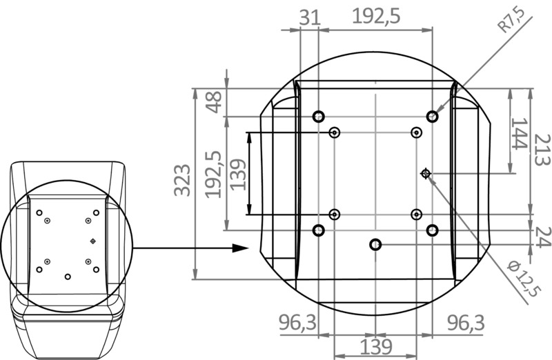 Ergonomic seat frame
