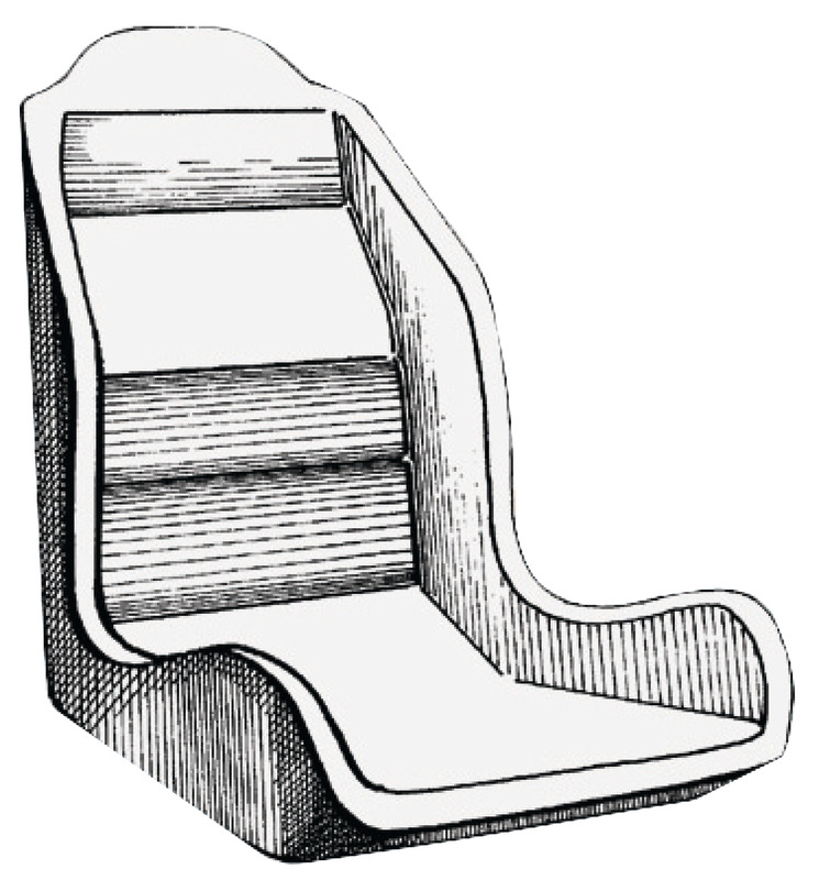 Ergonomic seat frame