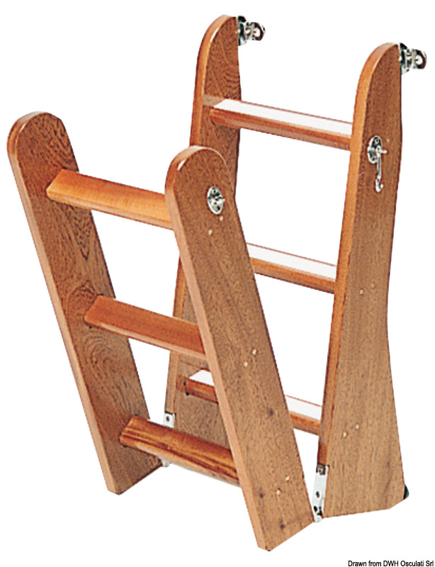 Mahogany ladder 6 steps