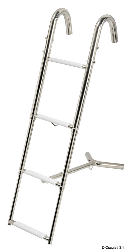Bow telescopic ladder