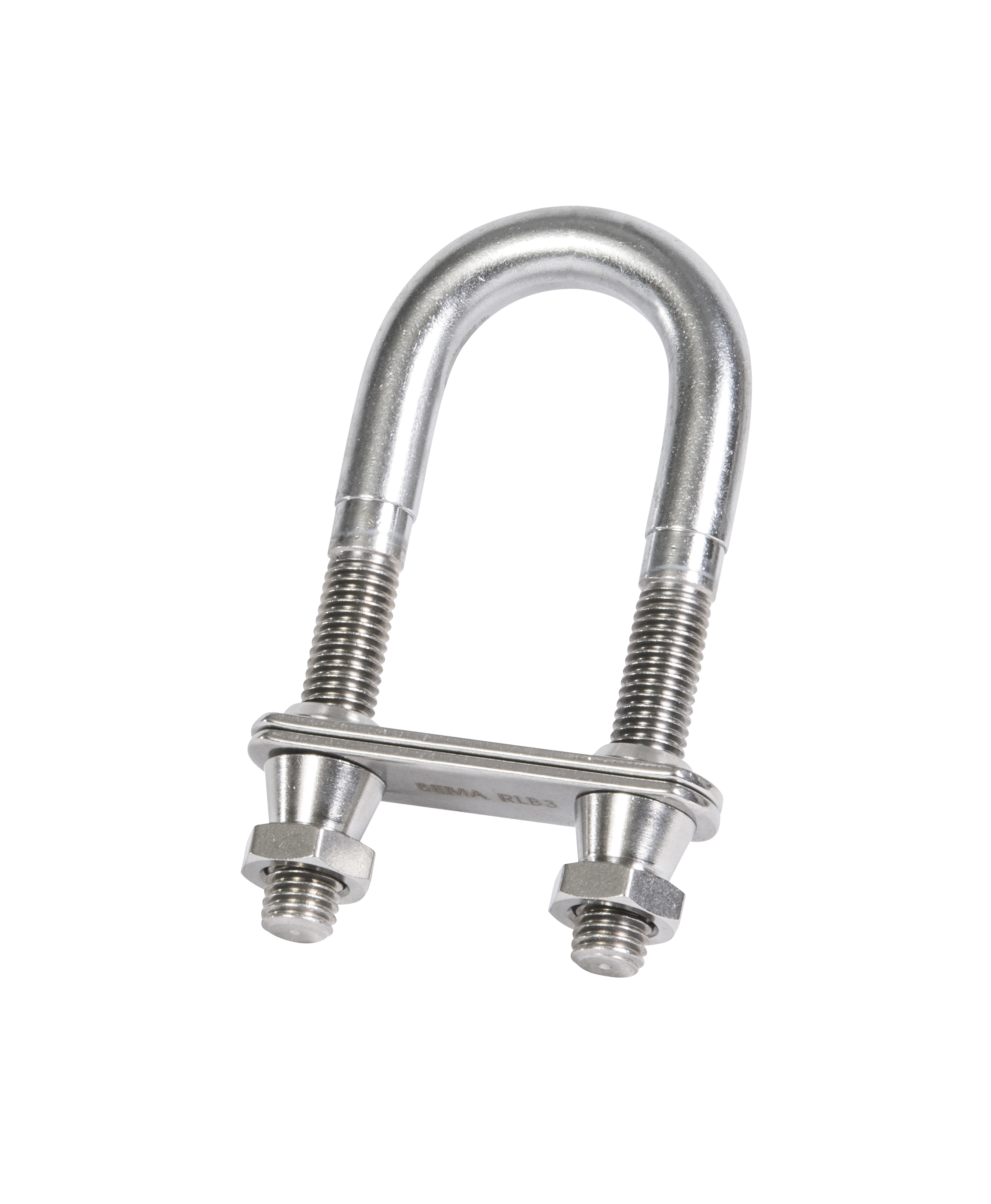 Bema Stainless steel U-bolt with self-gripping nuts RLB-3 M12 / BULK