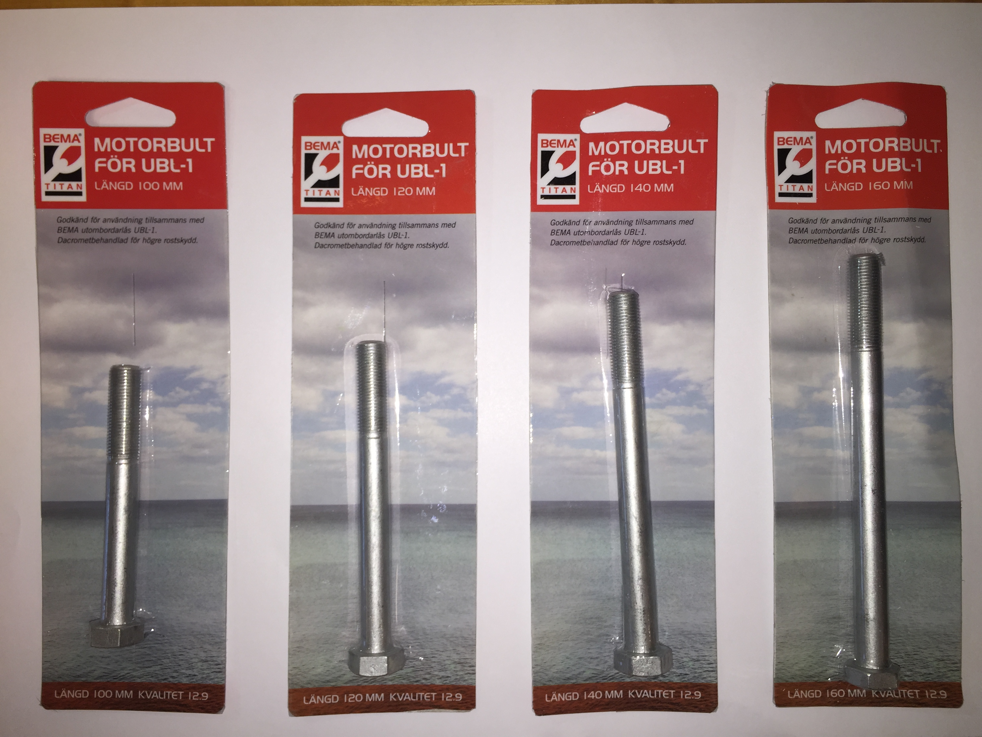 Bema UBL-1 M6S 12.9 M12x1.25x185 Dacromet