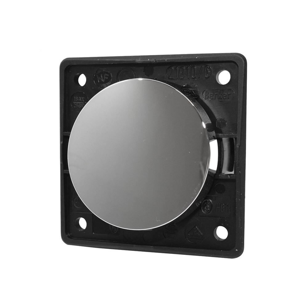 Berker On/Off Rocker Switch 1-pole 16 A 250 VAC chrome