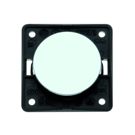 Berker Rocker Push-button NO contact 1-pole chrome