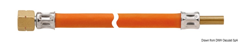 Threaded tube 1/4 RST 8 x 800 mm