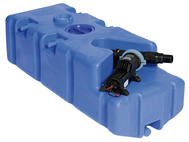 Waste water tank w/macerator 12 V 100 l