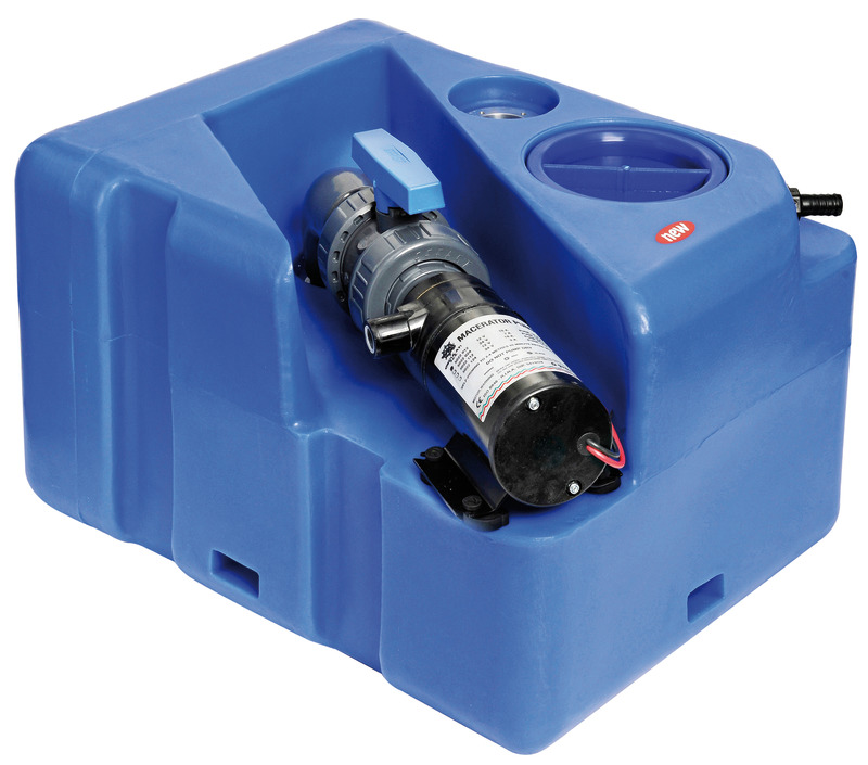 Waste water tank w/horizontal soaker 40 l 24 V
