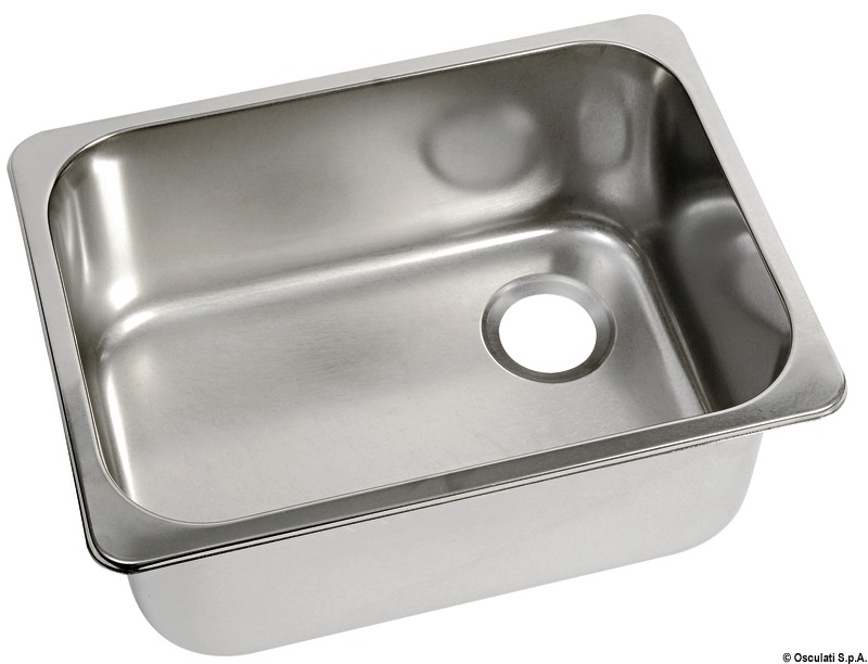 SS rectangular sink 250x360x150 mm