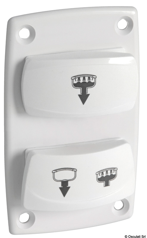 Toilet control panel for WC vacuum
