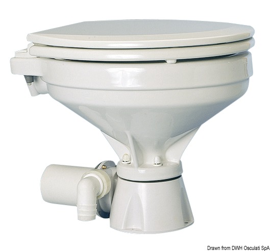 SILENT Comfort WC big bowl 12 V