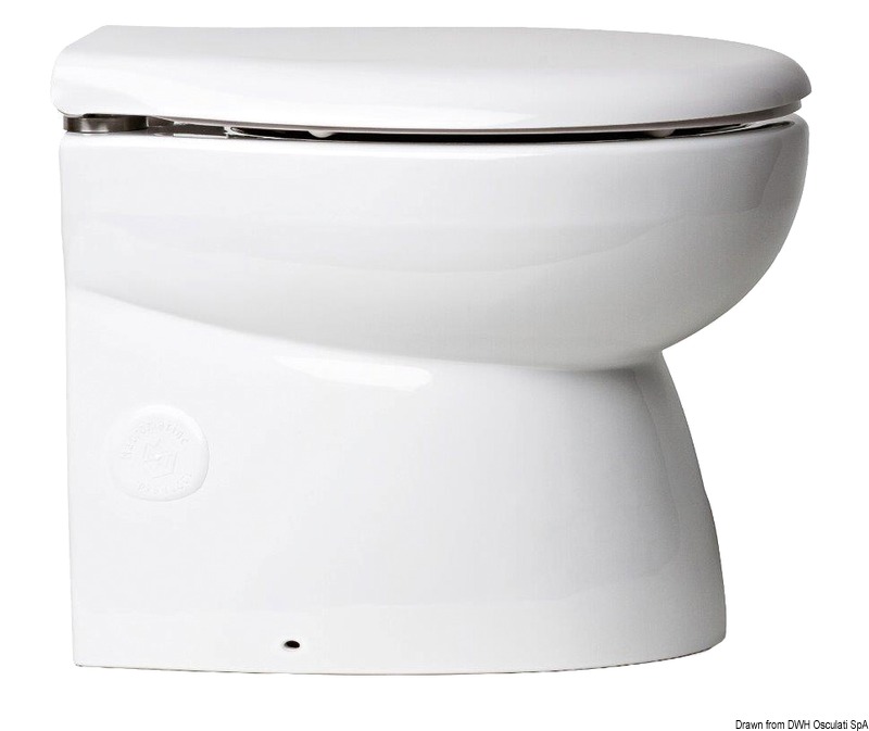 Faired electrical WC porcelain bowl low 12 V