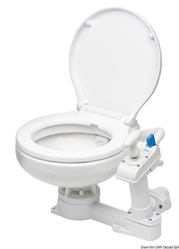 Super Compact manual toilet
