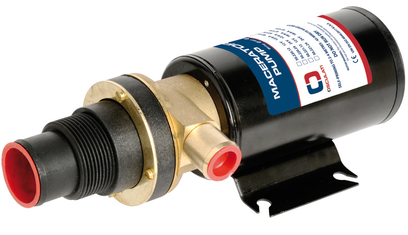 Self-priming macerator 24 V 47 l/min