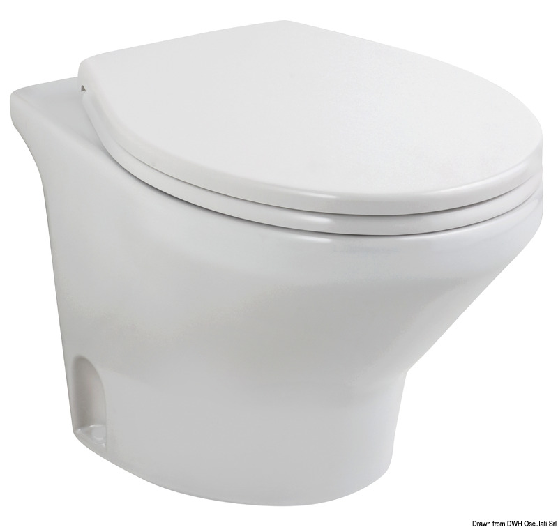 TECMA Compass Short electric toilet bowl 12V
