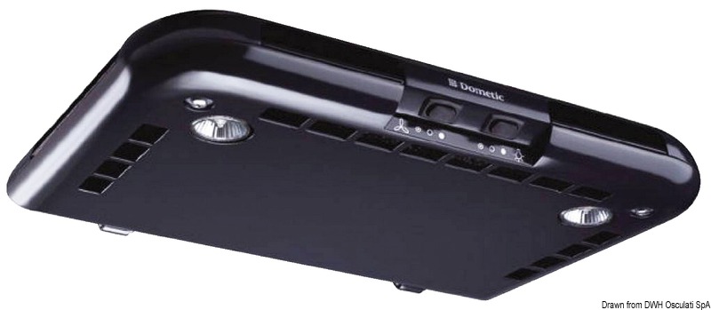 DOMETIC cooker hood w/activated carbon filter