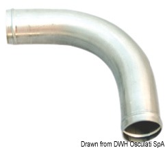 90° joint for toilet draining