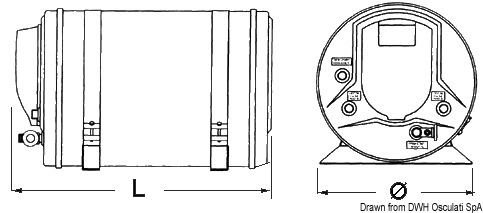 ISOTEMP Indel Webasto Marine boiler 40 l