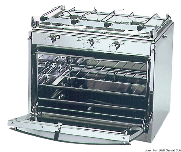 TECHIMPEX Marinertwo cooker 2 burners+oven