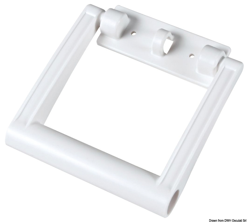 Pair white foldable handles f.IGLOO ice makers