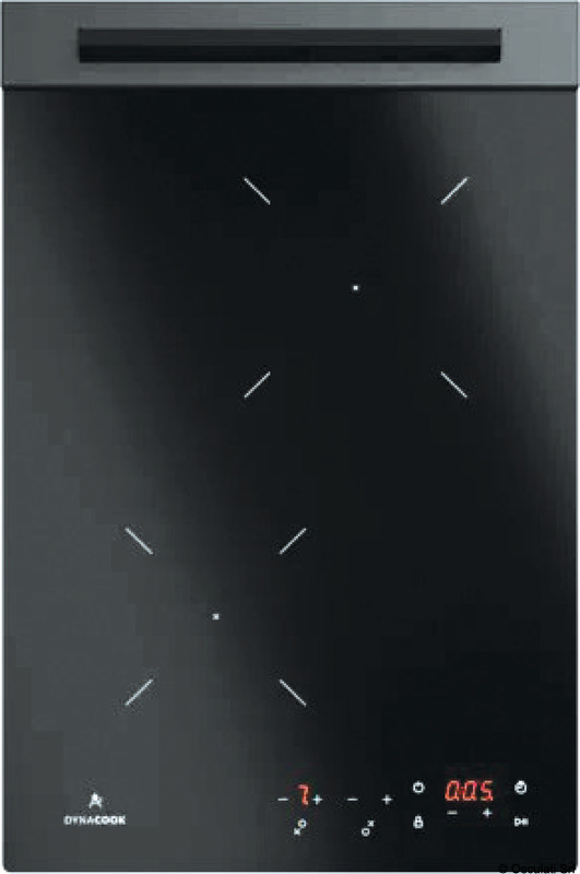 Gas hob mini w/glass top 2 burners 15 W