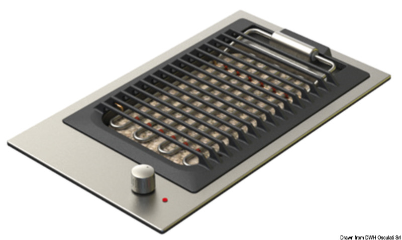 SS electric barbecue 220 V 2400 W