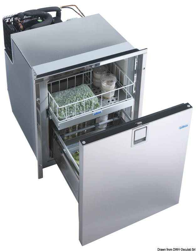 ISOTHERM fridge DR55 inox 12/24 V