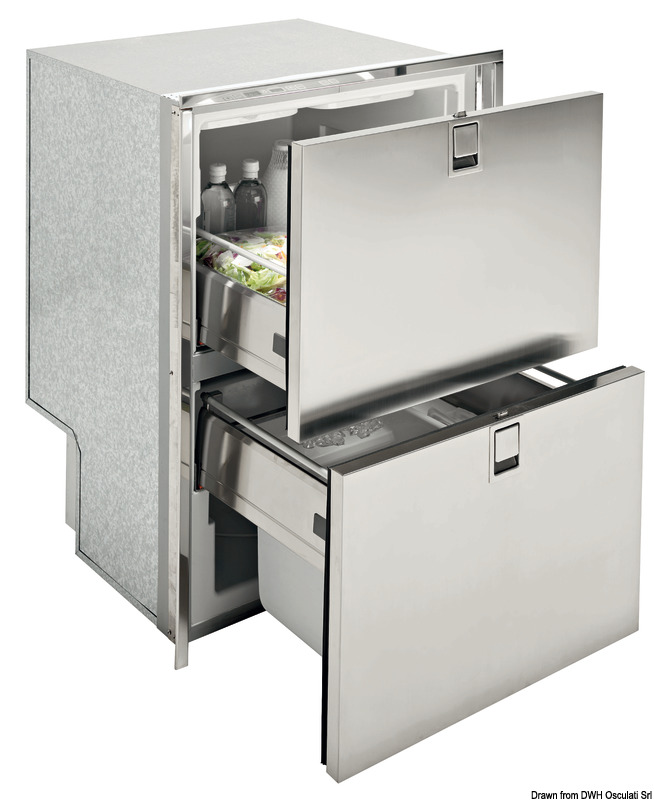 ISOTHERM Indel DR160 inox fridge/freezer