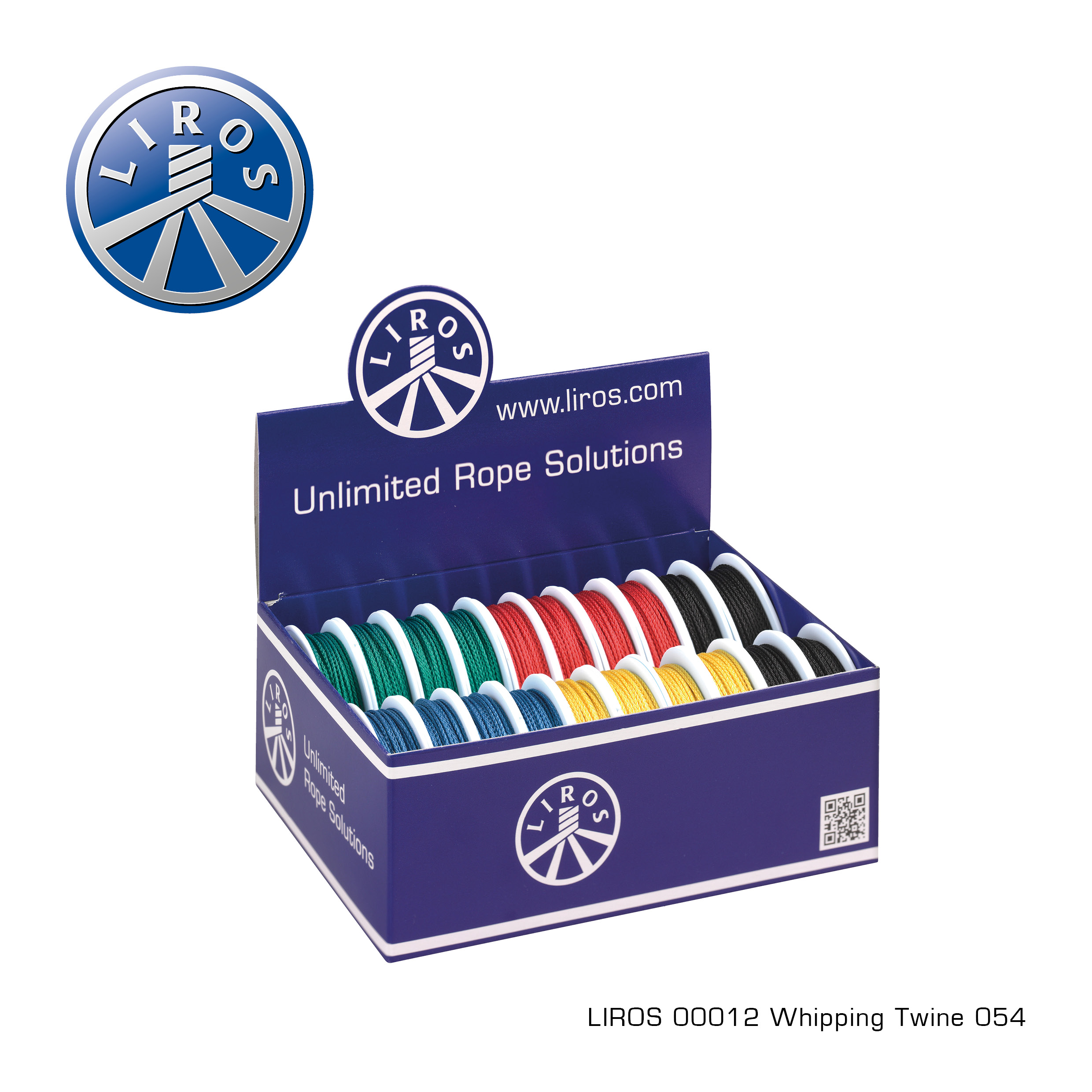 Whipping Twine heavy waxed Mixed colours 1.5mm x 20m (20pcs)