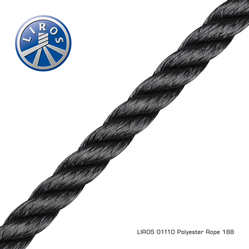 Polyester Rope black 10mm x 200m