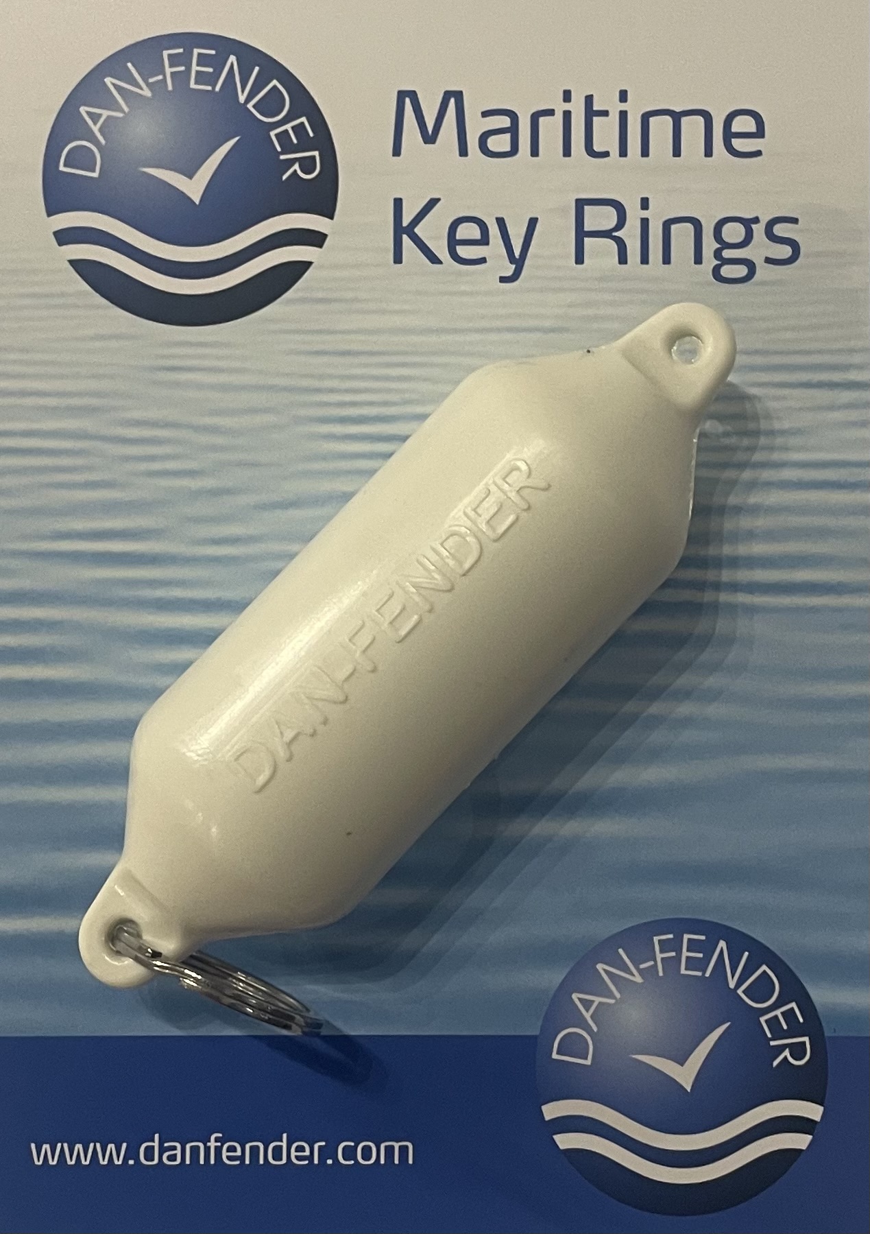 Dan-Fender Key Ring dark red