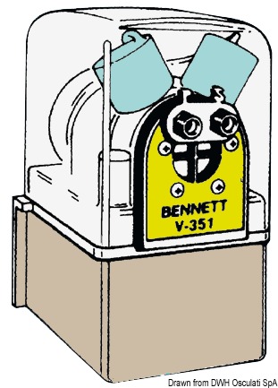 Solenoid valve for Benner red wire 24 V