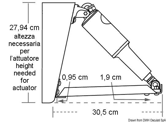 Lenco Edge trim tab kit 305 x 229 mm