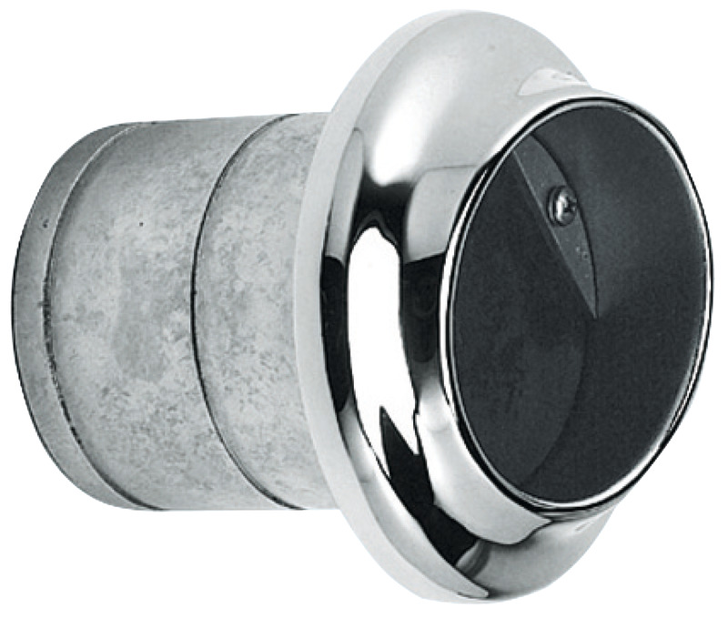 Exhaust pipe AISI316 mirror polished Ø 50 mm