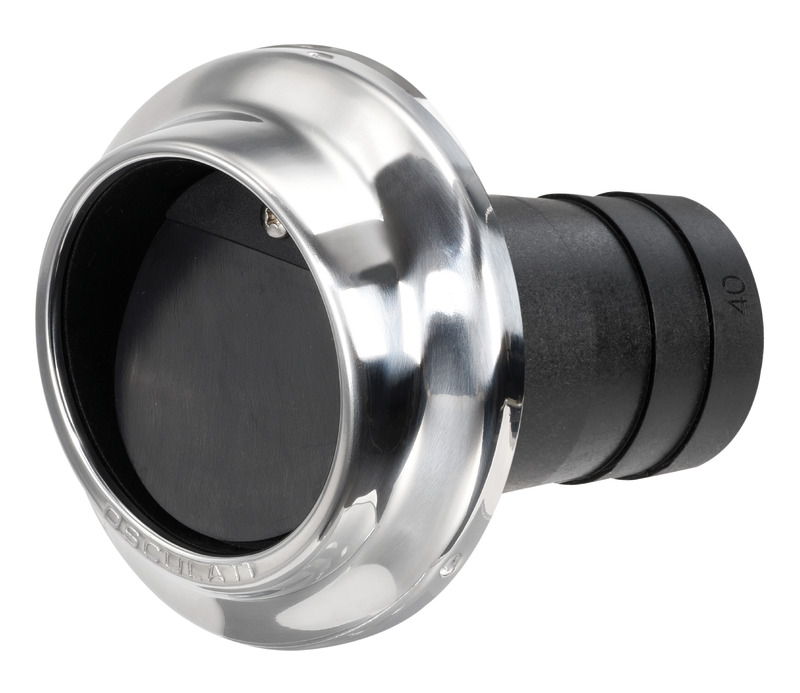 Technopolymer and SS exhaust pipe 40 mm