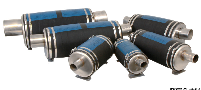 Exhaust silencer Ø 100 mm