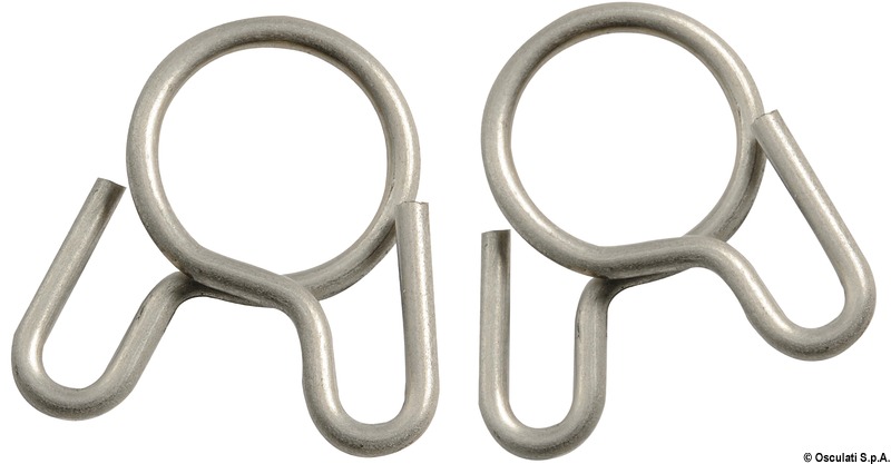 SS hose fitting spring